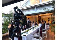 ルーフガーデンでのお食事会