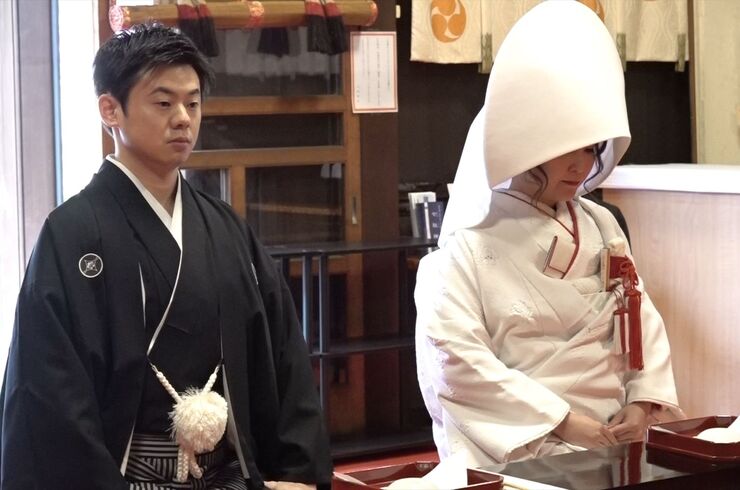 神前で挙式